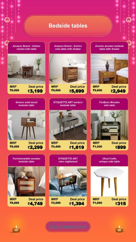 Diwali Furniture Sale: Stylish Picks for Home & Kitchen furniture page 0011