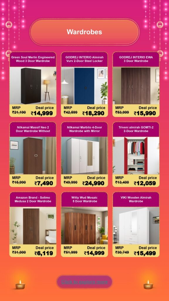 Diwali Furniture Sale: Stylish Picks for Home & Kitchen furniture page 0019