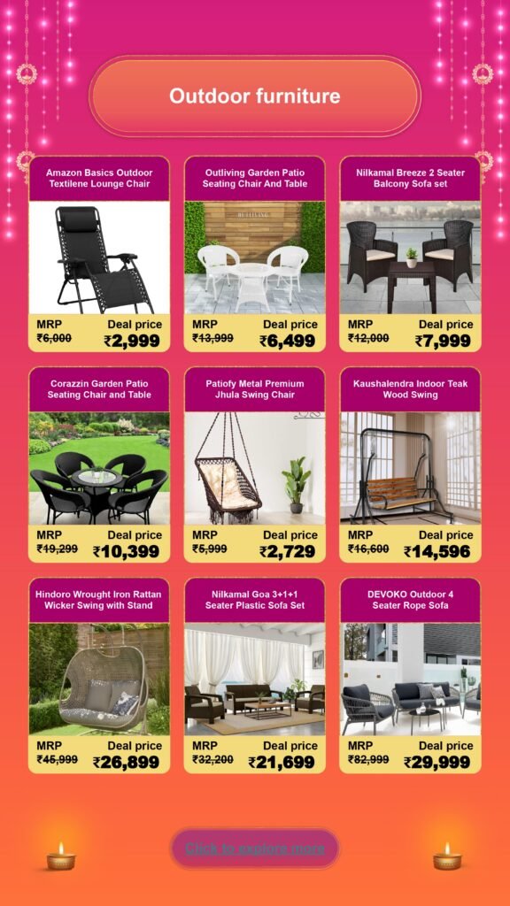Diwali Furniture Sale: Stylish Picks for Home & Kitchen furniture page 0021